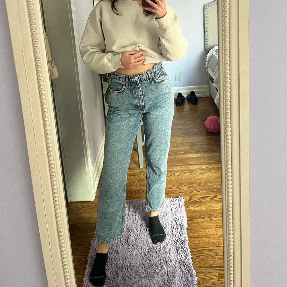 Zara mom jeans